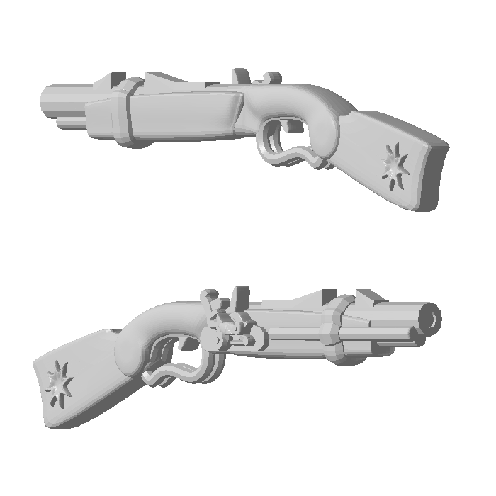 Flintlock Carbine Musket [1:48 / 32mm] (10 pack) - Only-Games