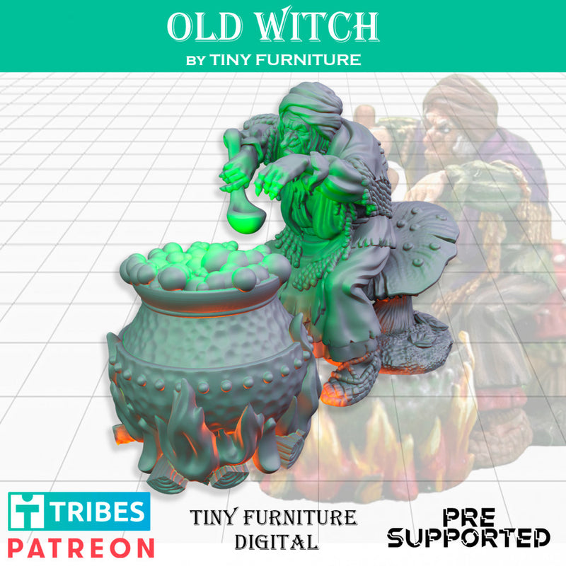 Old Witch (SITTING FOLKS) - Only-Games