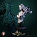 Doe Ingrid Centaur Druid bust pre-supported - Only-Games