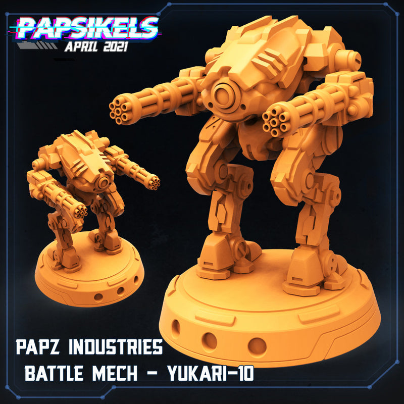 PAPZ INDUSTRIES BATTLE MECH YUKARI - Only-Games