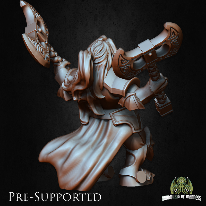 Ignes The Assoult [32mm Scale] Female Dwarf Fighter - Only-Games