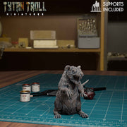 Giant Rat Bundle - TytanTroll Miniatures - DnD - Fantasy - Only-Games
