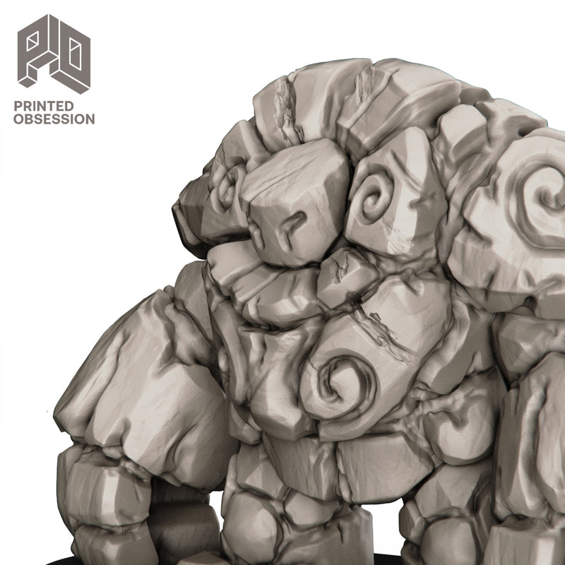 Stone Golem - Construct - Only-Games