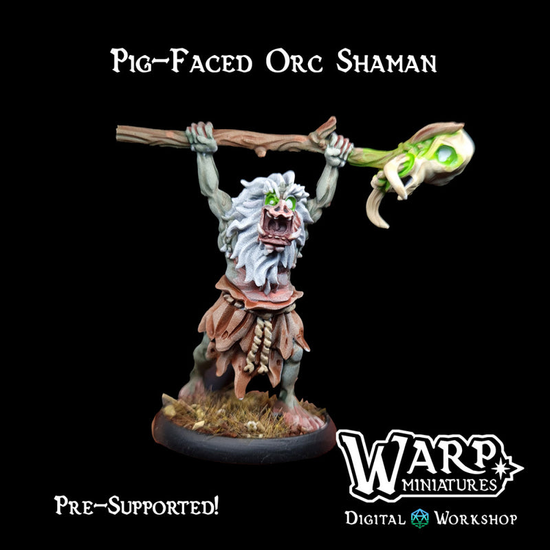 Pig-Faced Orc Shaman - Only-Games
