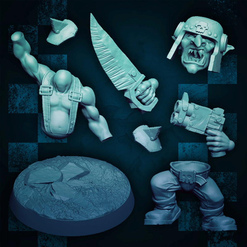 Goblin Lads - Modular Kit A (Elite Size) - Only-Games