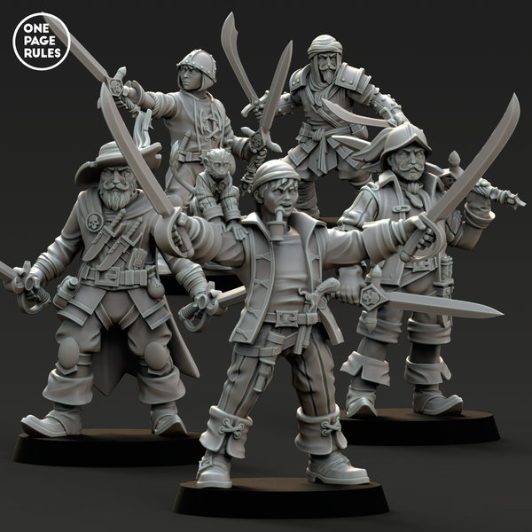 Empire Swords Mercenaries (5 Models) - Only-Games