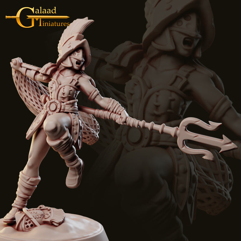 Female Gladiator Retiarius - Only-Games