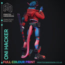 Oni Hacker - PRE COLOURED - 100mm Desk Model - Only-Games