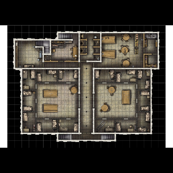 Judicer's Hall - Town Hall and Prison (Level 02) - Only-Games