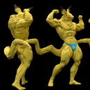 Juicy Booty SwoleChu (3 sizes) - Only-Games