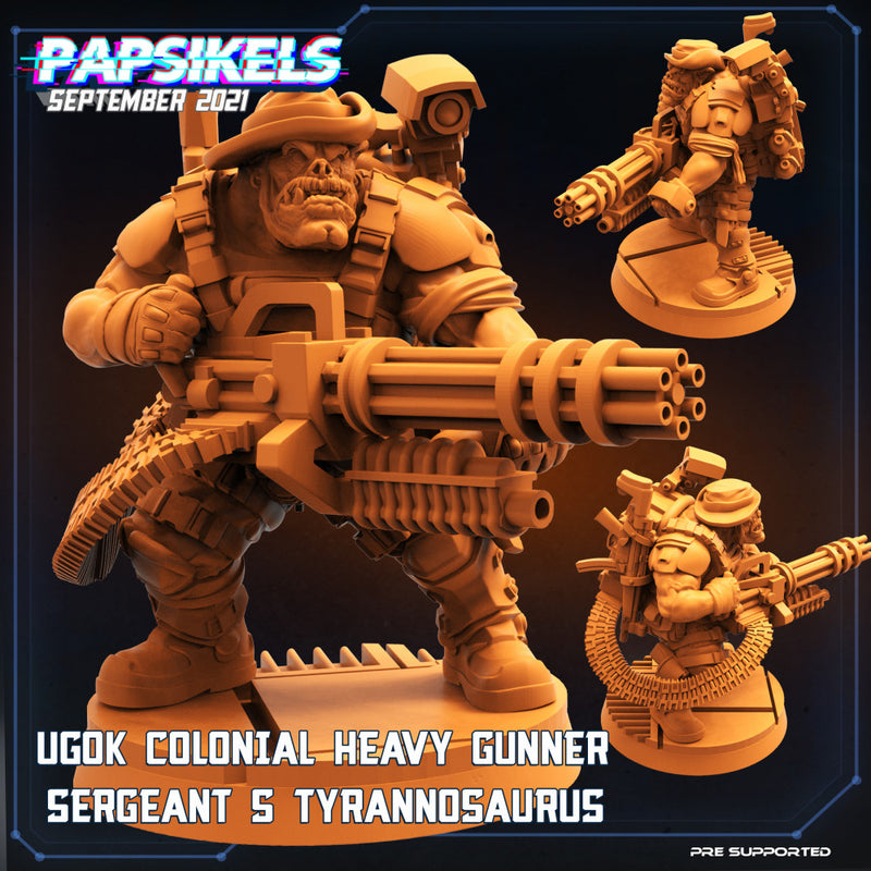 UGOK COLONIAL HEAVY GUNNER SERGEANT S TYRANNOSAURUS - Only-Games