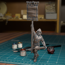 City Guard Banner - Frostgrave Pathfinder - Fantasy DND - TytanTroll Miniatures - Only-Games