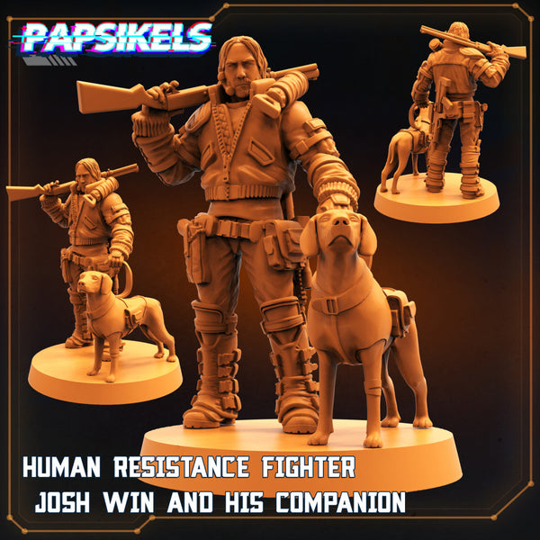 HUMAN RESISTANCE FIGHTER JOSH WIN AND HIS COMPANION - Only-Games