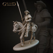 knight conquistador on horse - Only-Games