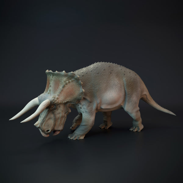 Triceratops grazing dinosaur 1/35 scale - Only-Games