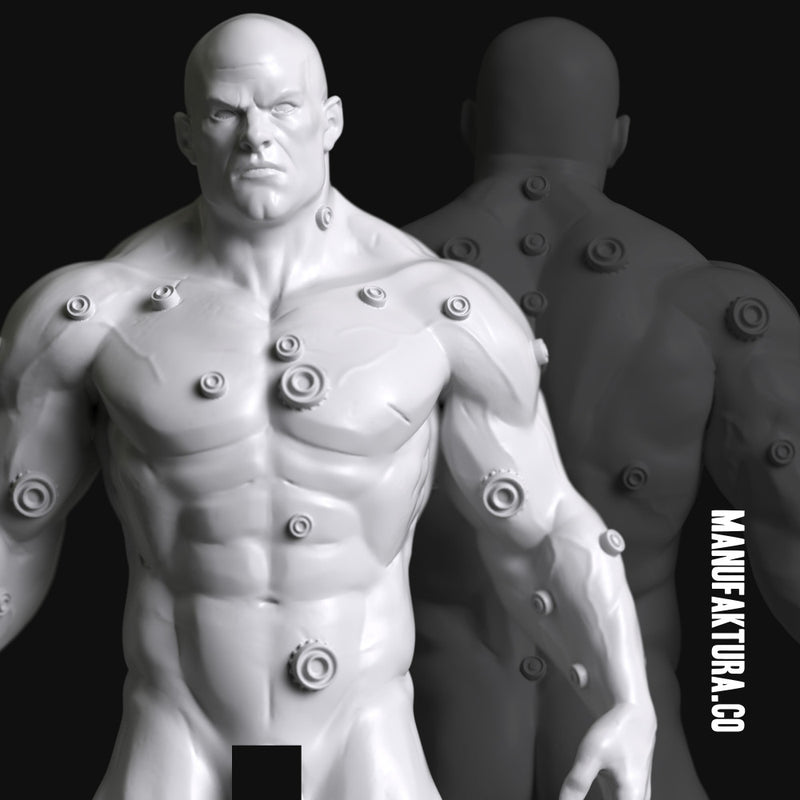 Unreleased Series 04a - Male Gene-Forged Warrior Father Without Armor Plate - Only-Games