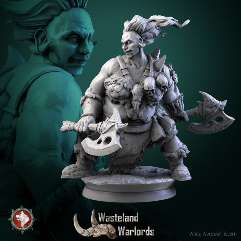 Big barbarian females set 6 miniatures 32mm - Only-Games