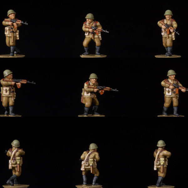 10 & 15mm Soviet Infantry with AK-74s (44 models) - Only-Games