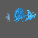 (0043) Minotaur with big axe - Only-Games