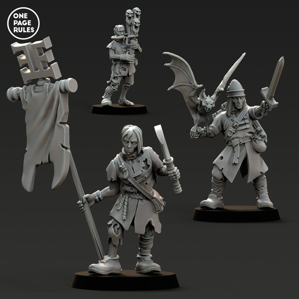 Vampiric Command Soldiers (3 Models) - Only-Games