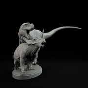Gorgosaurus vs Styracosaurus 1-35 scale dinosaur - Only-Games