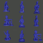 6mm Dismounted British Napoleonic Light Dragoons (1800-12) (18 models) - Only-Games