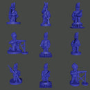 6mm Dismounted British Napoleonic Light Dragoons (1800-12) (18 models) - Only-Games