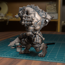 Gnoll Blade Fighter - Frostgrave Pathfinder - Fantasy DND - TytanTroll Miniatures - Only-Games