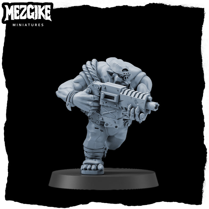 Orc shoota gruntz (5 physical multipart miniatures) - Only-Games