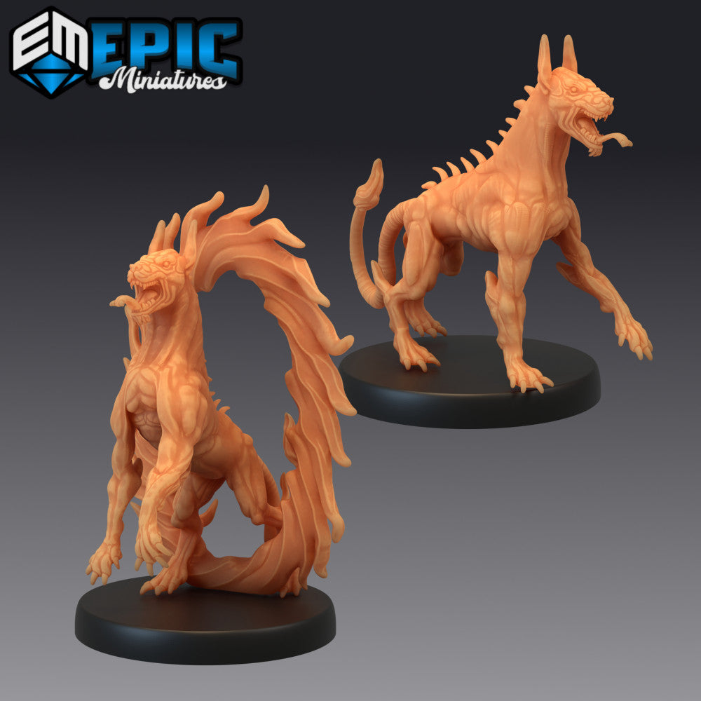 Portal Dog Teleporting / Blink Hound / Demon Canine - Epic Miniatures ...