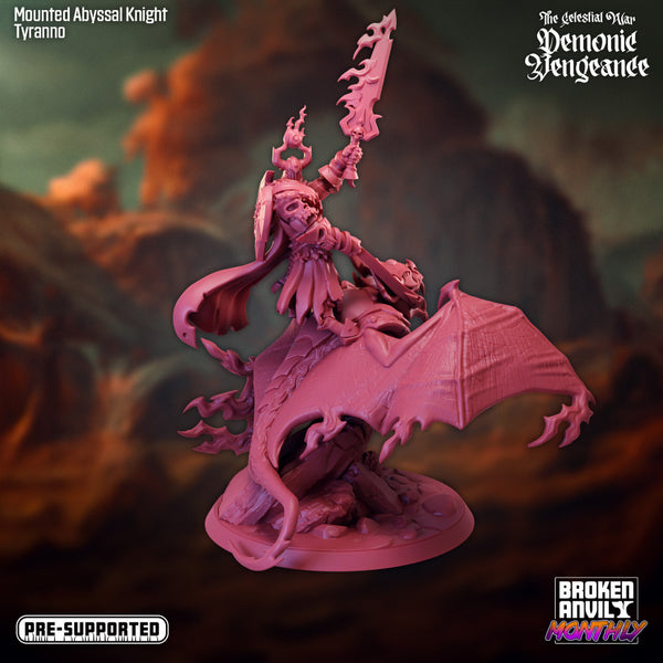 The Celestial War: Demonic Vengeance Mounted Abyssal Knight Tyranno 02 - Only-Games