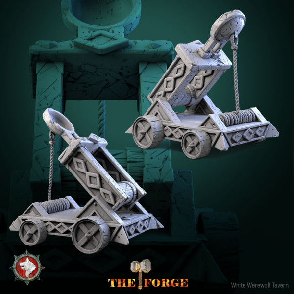 Dwarven catapult pre-supported - Only-Games