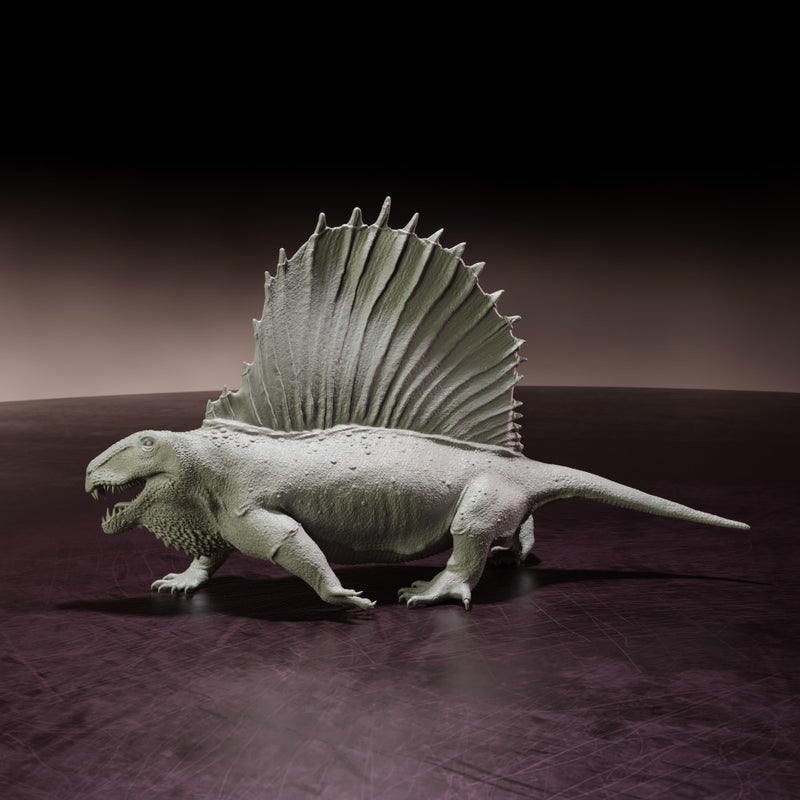 Dimetrodon walking - prehistoric animal - Only-Games