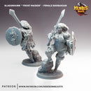 Glaegnhunn  “ Frost Maiden”  - female barbarian - Only-Games