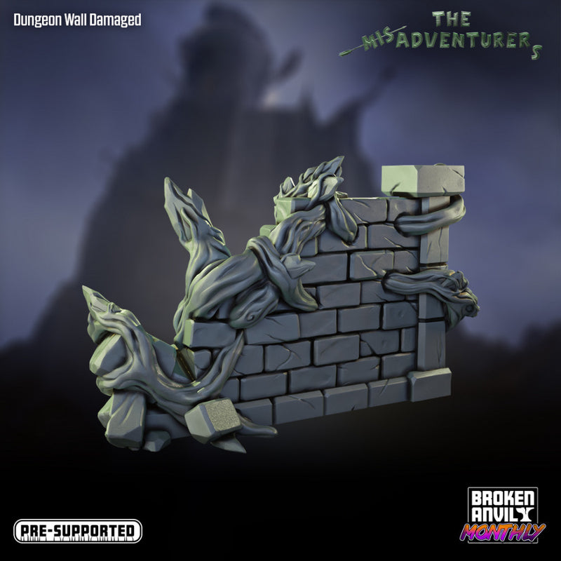 The Mis-Adventurers - Dungeon Wall Damaged - Only-Games