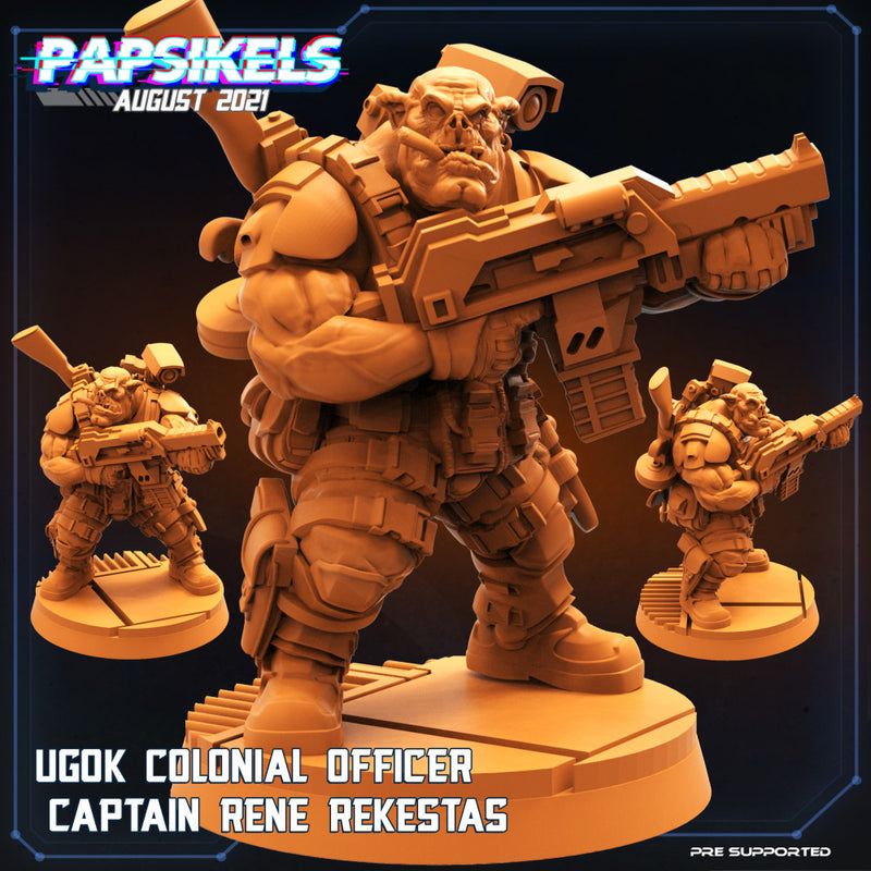 UGOK COLONIAL OFFICER CAPTAIN RENE REKESTAS - Only-Games