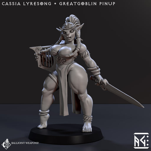 Cassia Lyresong - Greatgoblin Pinup (Bronzeclad Greatgoblins) - Only-Games