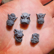 Orc Bionik Heads - Set A (Lad Size) - Only-Games