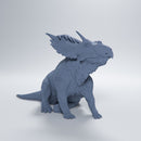Kosmoceratops sitting 1-35 scale dinosaur - Only-Games
