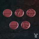 Alien Factory 32mm Bases Set x5
