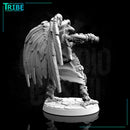 (0106) Male featherfolk birdman thief with knives - Only-Games