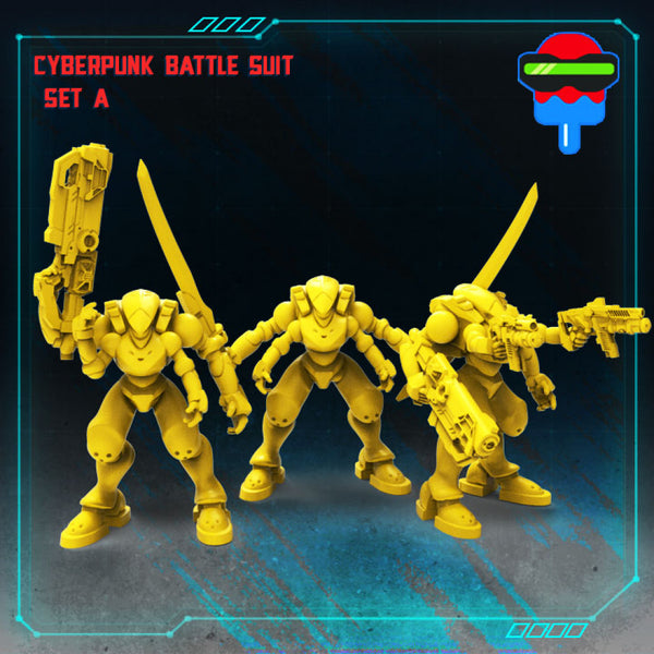 CYBERPUNK BATTLE SUIT SET A - Only-Games