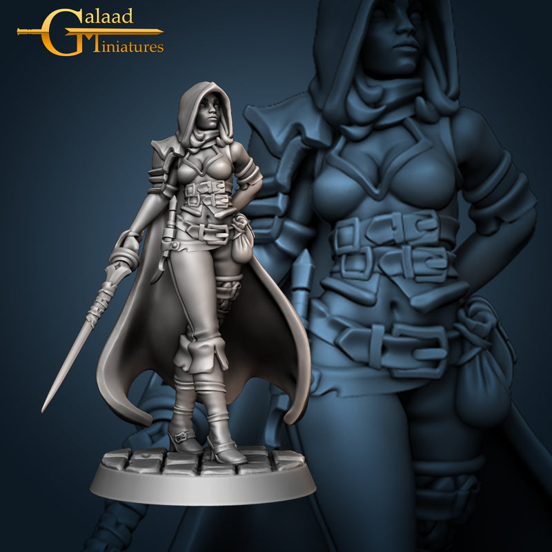 Female Rogue with Rapiere - Only-Games