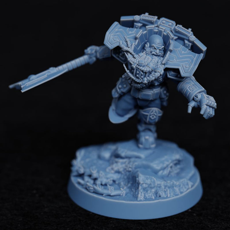 GRIMDIL - DWARF SMASH CAPTAIN (FEDERATION OF TYR) - Only-Games