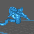 Yuan-Ti / Snake-man Warrior, Pose 2 - Only-Games