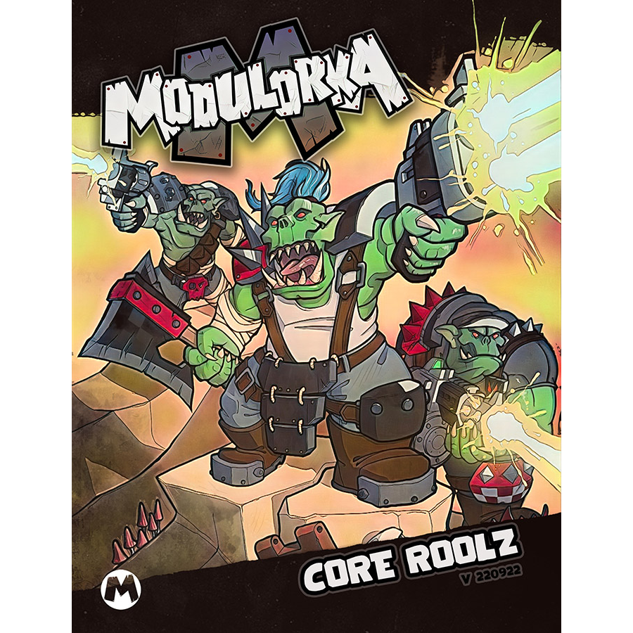 Modrock Models Basic MODULORKA: Core Rules Booklet - MrModulork - Miniatures by Only-Games.co