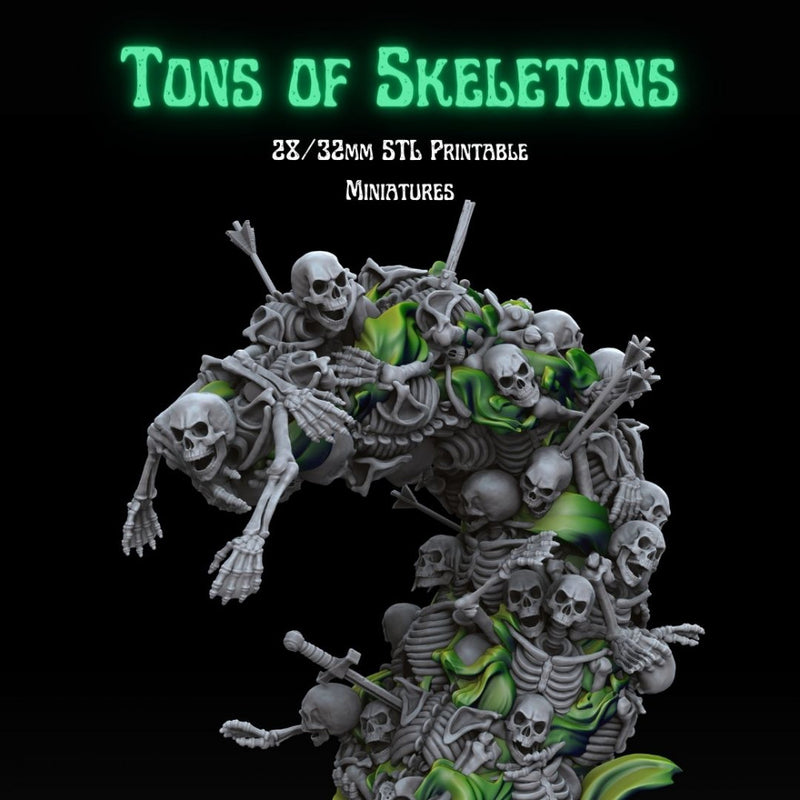 Tons of Skeletons: Worm of Corpses - Only-Games