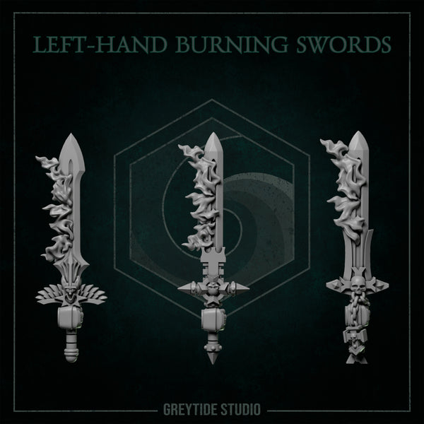 Left hand Burning Swords - Only-Games