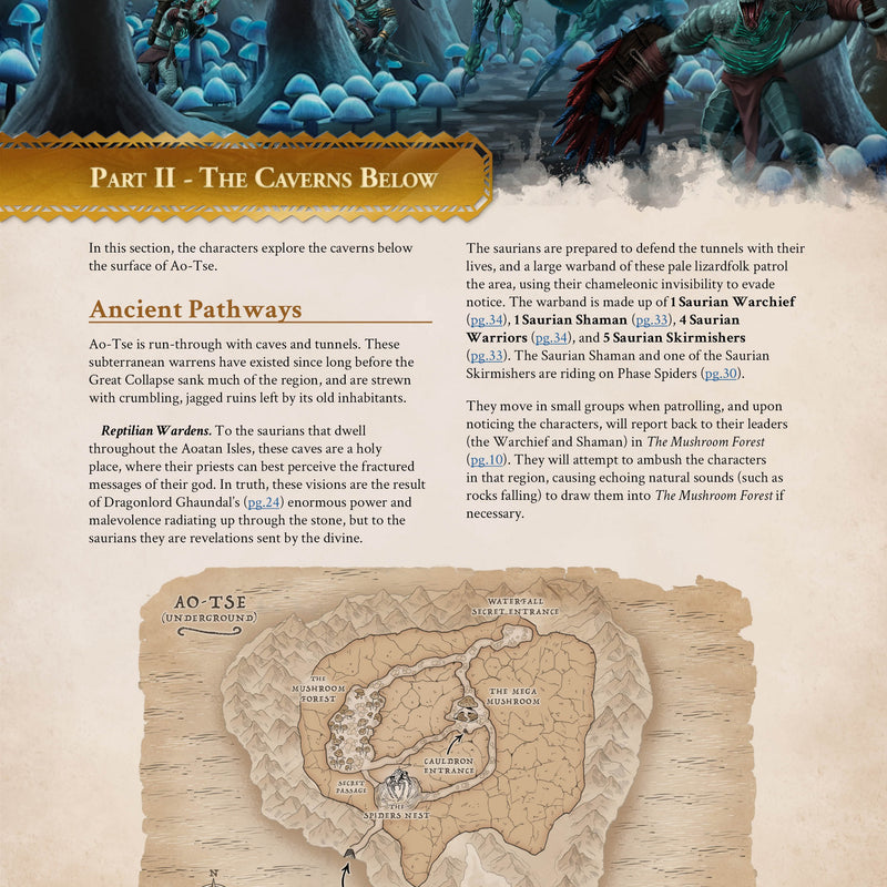 Saurian Isles - 5e Adventure Booklet - Only-Games