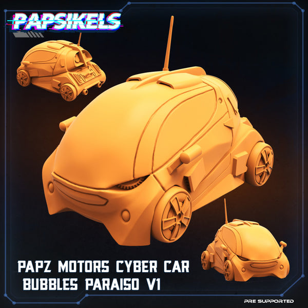 PAPZ MOTORS CYBERCAR - BUBBLES PARAISO V1 - Only-Games